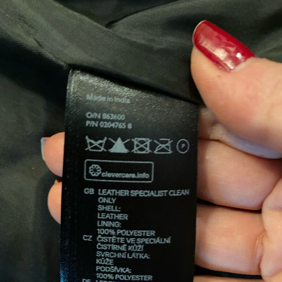 H&M leather jacket - Picture 6 of 6